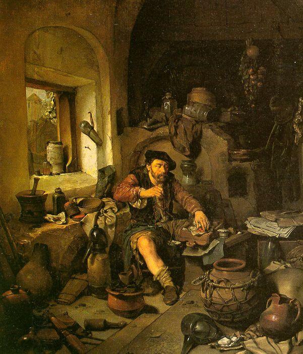 Cornelis Bega The Alchemist oil painting picture